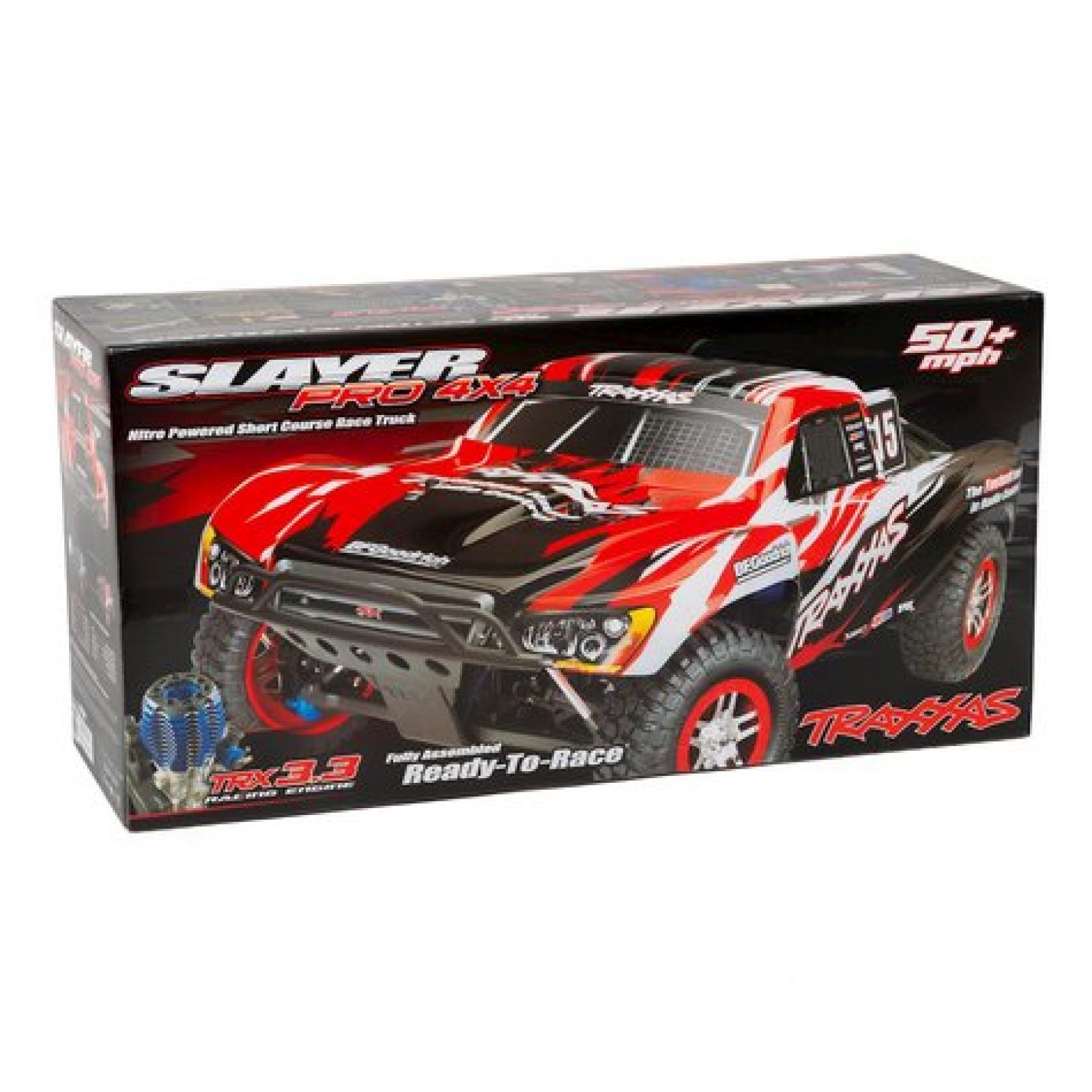 Traxxas Slayer Pro 4WD RTR Nitro Short Course Truck (Blue) w/TQi 2.4GHz